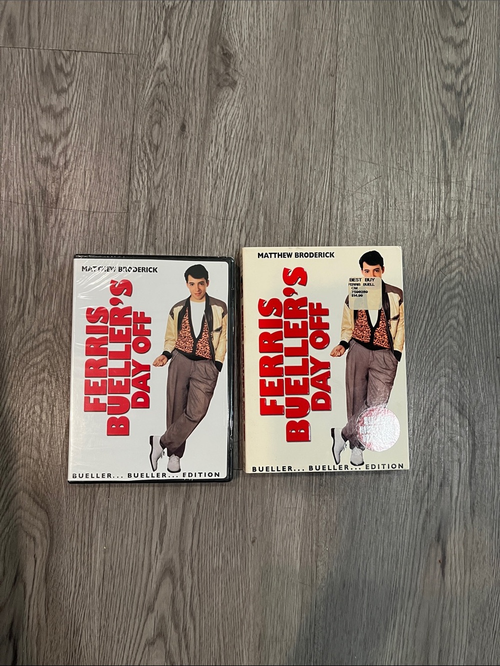 Ferris Bueller's Day Off VHS Set - White & Red Cover